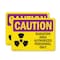 Signmission Radiation & Laser Sign, 7 in H x 10 in W, Plastic, Rectangle OS-2PACK-CR-P-710-L-10159 - alternate 1